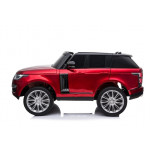 Elektrické autíčko Range Rover - lakované - červené - LCD displej 